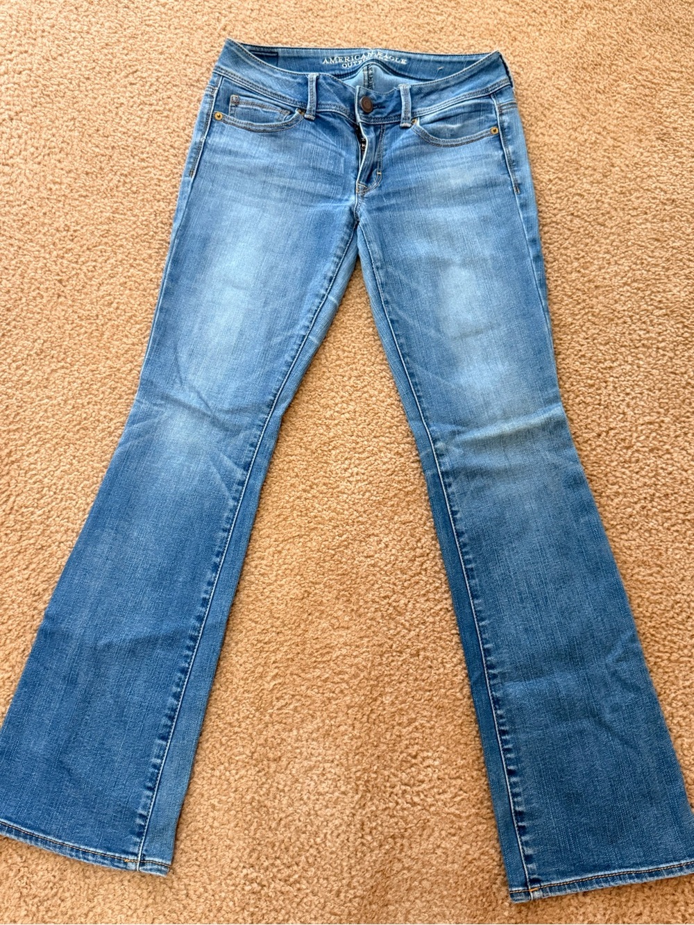 American Eagle Outfitters Light Blue Flare Jeans - Women's